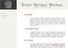 Sito Web Notaio Misurale